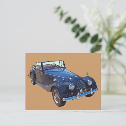 1964 Morgan Plus 4 Converteerbare sportwagen Briefkaart (Staand voorkant)