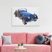 1964 Morgan Plus 4 Converteerbare sportwagen Canvas Afdruk (Insitu (Woonkamer))