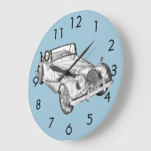 1964 Morgan Plus 4 Sportauto Illustratie Grote Klok (Hoek)