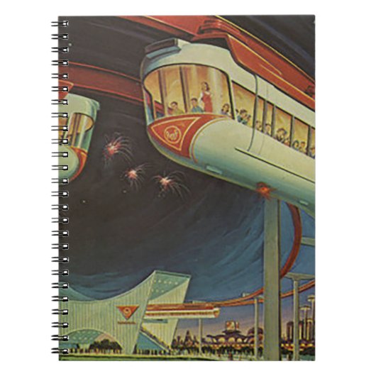 1964 New York World's Fair Monorail Notitieboek (Voorkant)