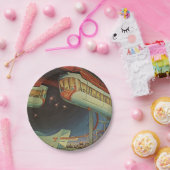 1964 New York World's Fair Monorail Papieren Bordje (Feest)