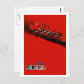 1964 Oldsmobile 442 reproductie poster Briefkaart (Voorkant / Achterkant)