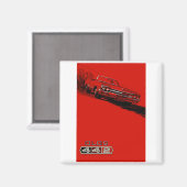 1964 Oldsmobile 442 reproductie poster Magneet (Voorkant / Achterkant)