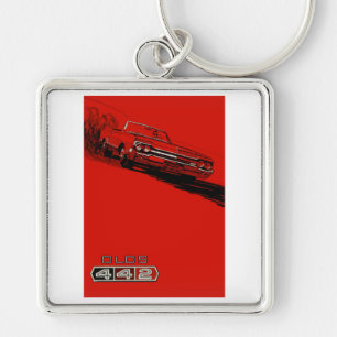 1964 Oldsmobile 442 reproductie poster Sleutelhanger