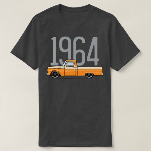 1964 Oranje en Tan T-shirt (Design voorkant)