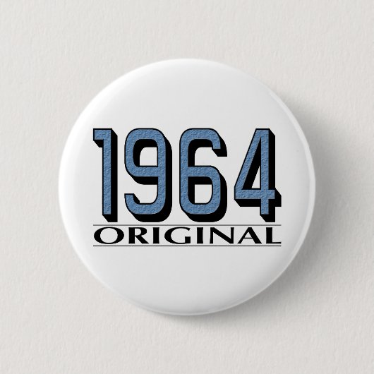 1964 Origineel Ronde Button 5,7 Cm (Voorkant)