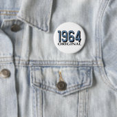1964 Origineel Ronde Button 5,7 Cm (In situ)