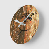 1964   oud hout ronde klok (Hoek)