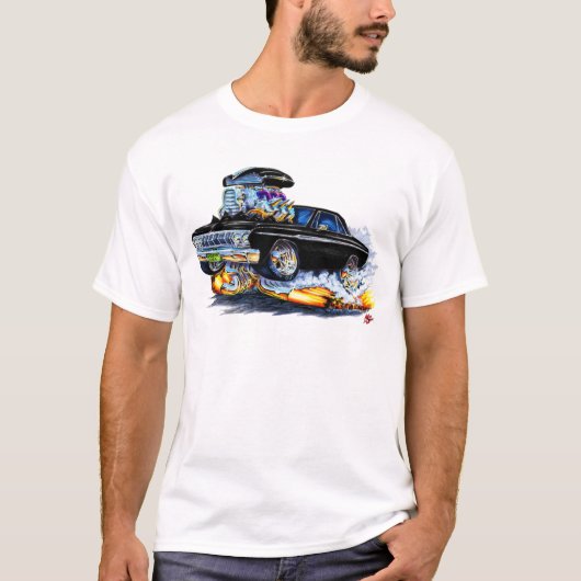 1964 Plymouth Fury Black Car T-shirt (Voorkant)