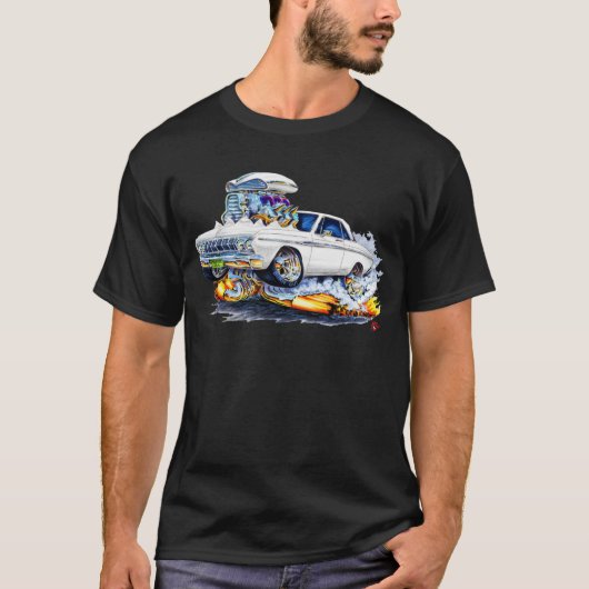 1964 Plymouth White Car T-shirt (Voorkant)