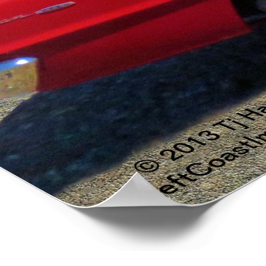 1964 RAMBLER AMERIKAANS CONVERTIBLE POSTER (Hoek)