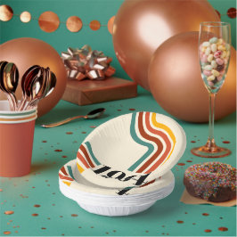 1964 Retro Stripe Vintage Poster Papieren Kommen