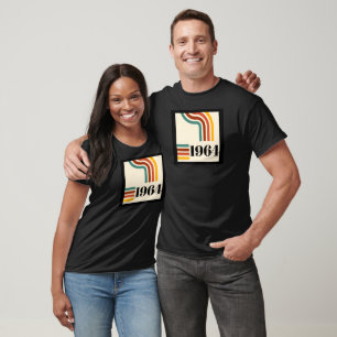 1964 Retro Stripe Vintage Poster T-shirt