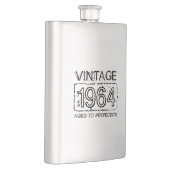 1964 Roestvrijstalen kolf | cadeau op de verjaard Flacon (Rechts)