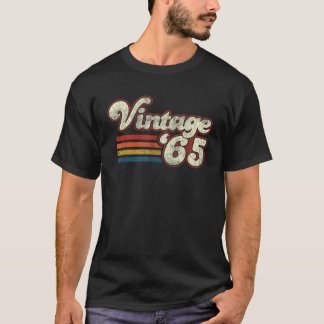 1965 58 Verjaardag Unisex Volwassenen Zwart Kleine T-shirt