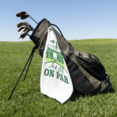 1965 60e verjaardag Golf Humor Golfhanddoek (Groen)
