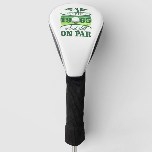 1965 60e verjaardag Golf Humor Golfheadcover (Voorkant)