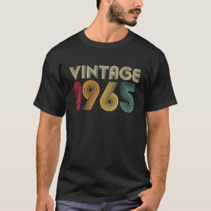 1965 60ste verjaardag 60 jaar oude retro Mannen T-shirt