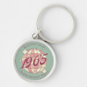  1965 60ste verjaardag cadeau accessoire sleutelhanger (Voorkant)
