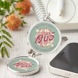  1965 60ste verjaardag cadeau accessoire sleutelhanger