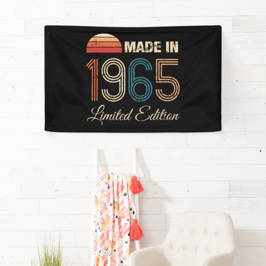 1965  60ste verjaardag spandoek (Insitu)