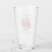1965 60ste verjaardagsfeestje bier glas (Achterkant)