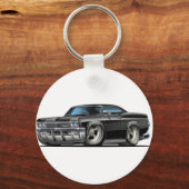 1965-66 Impala Black Car Sleutelhanger (Voorkant)