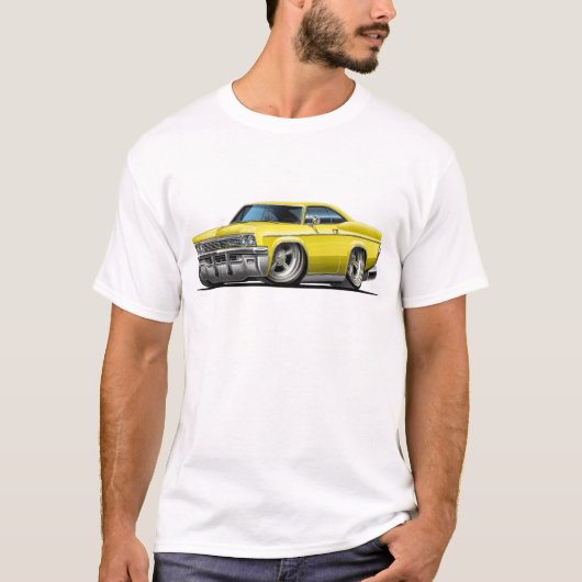 1965-66 Impala gele auto T-shirt (Voorkant)