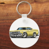 1965-66 Impala Tan Car Sleutelhanger (Voorkant)