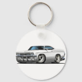 1965-66 Impala Witte auto Sleutelhanger (Voorkant)