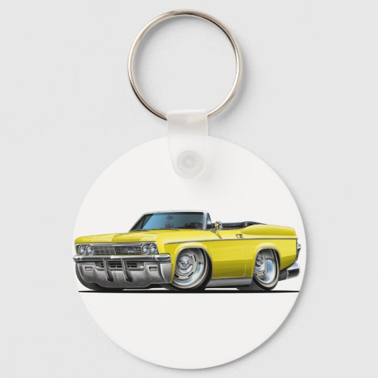 1965-66 Impala Yellow Convertible Sleutelhanger (Voorkant)