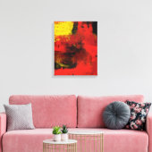 1965 Abstracte canvasafdrukken Canvas Afdruk (Insitu (Woonkamer))