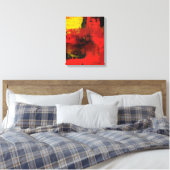 1965 Abstracte canvasafdrukken Canvas Afdruk (Insitu (Slaapkamer))