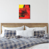 1965 Abstracte canvasafdrukken Canvas Afdruk (Insitu (Slaapkamer))