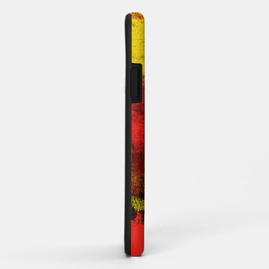 1965 Abstracte iPhone Case (Achterkant/rechts)