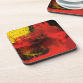 1965 Abstracte koffiebrander Bier Onderzetter (Linkerzijde)