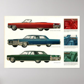 1965 Cadillac Prestige Advert. Poster