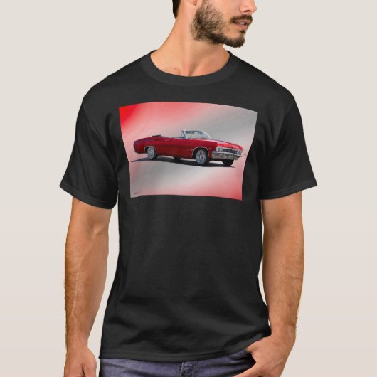 1965 Chevrolet 396 Impala Convertible Classic T-Sh T-shirt (Voorkant)