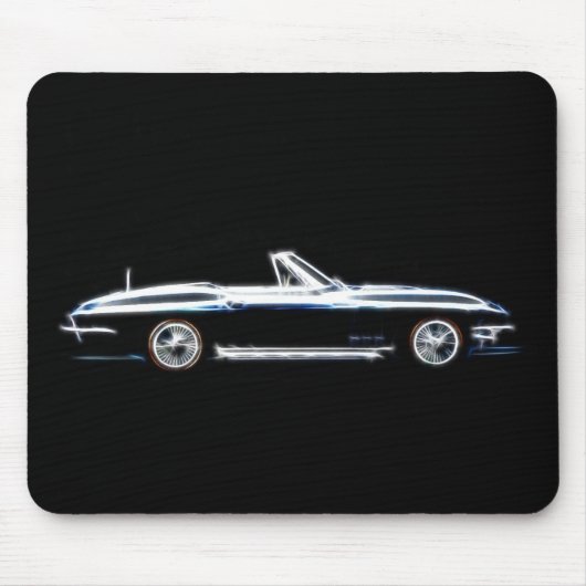 1965 Chevrolet Corvette Stingray Mousepad Muismat (Voorkant)