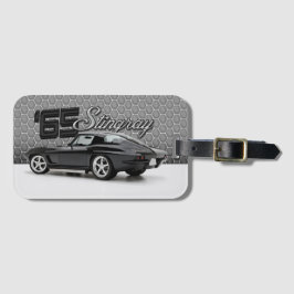 1965 Chevy Corvette Stingray 396 Klassieke auto Bagagelabel