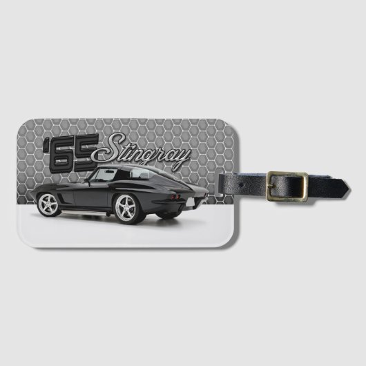 1965 Chevy Corvette Stingray 396 Klassieke auto Bagagelabel (Voorkant (horizontaal))