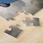 1965 Chevy Impala 327 met Amerikaanse vlag Legpuzzel (Zijkant)