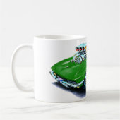 1965 Corvette Green Convertible Koffiemok (Links)