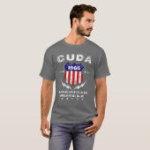 1965 Cuda American Muscle T-Shirt (Voorkant volledig)