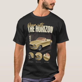 1965 Ford brult in de horizon T-shirt