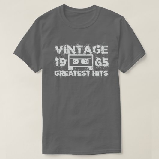 1965 Grootste Hits  Wit T-shirt (Design voorkant)
