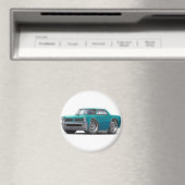 1965 GTO Blauwgroen auto Magneet (Insitu (Vaatwasser))
