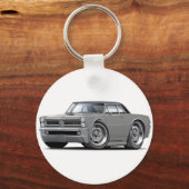1965 GTO grijs-Black top Sleutelhanger (Voorkant)