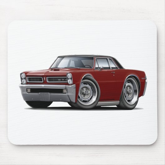 1965 GTO Maroon-Black Top Muismat (Voorkant)