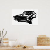 1965 GTO-poster Poster (Keuken)